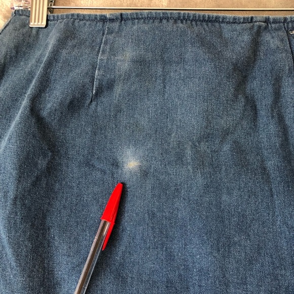Vintage Scott Taylor Denim Pencil Skirt Size 8 Feminine Retro Western Country - Picture 14 of 15